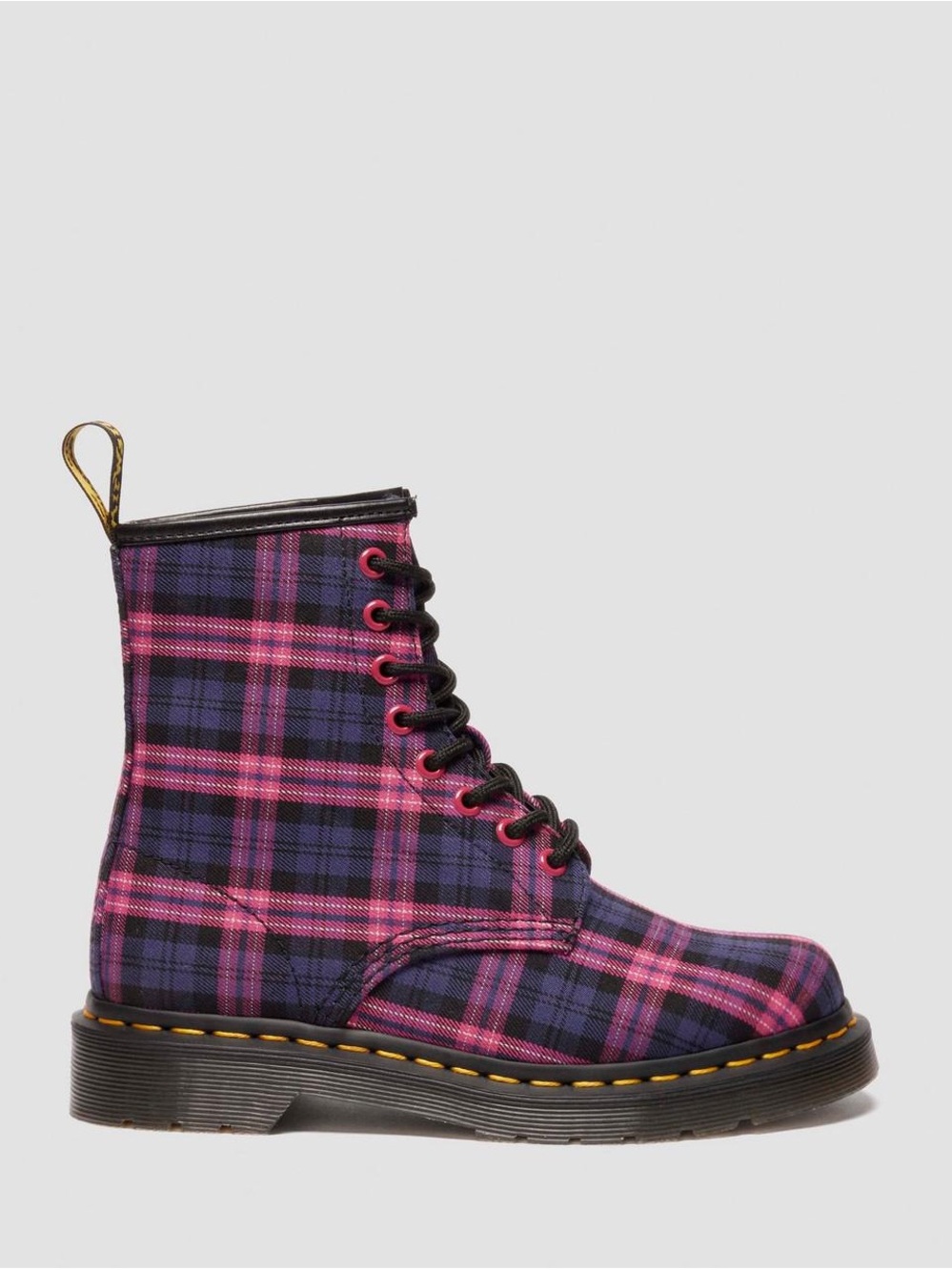 Dr. Martens 1460 TARTAN Lace Up Boots - Picture 7 of 12